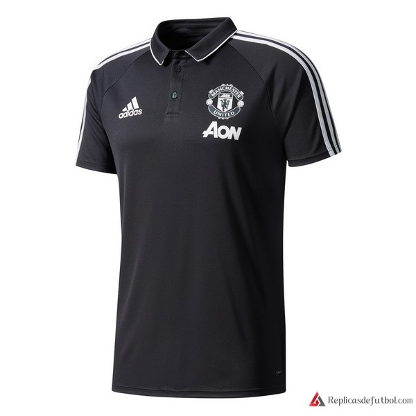 Polo Manchester United 2017-2018 Negro